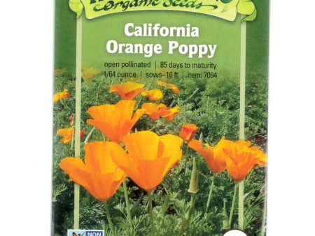 California Orange Poppy (Organic) on Sale