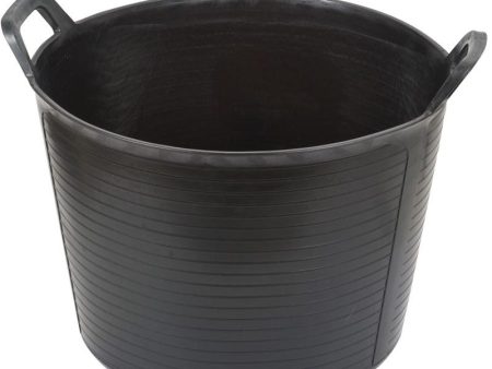 Black Recycled Bucket - Medium Sale