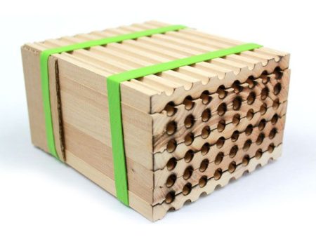 Spring Reusable Wood Trays for Mason Bees - 8mm Online Sale