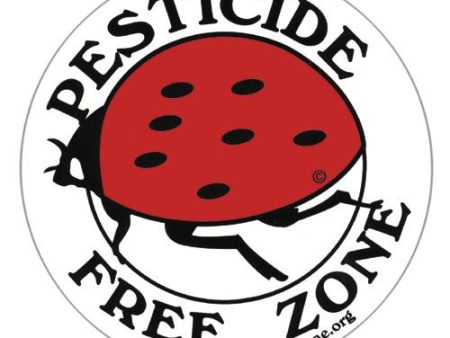 Pesticide Free Zone Sign Ladybug Discount