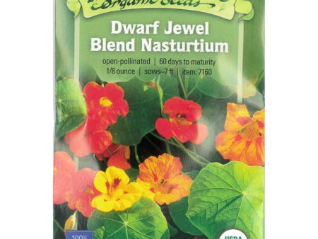 Dwarf Jewel Nasturtium (Organic) For Discount