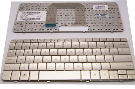 HP MINI  DM1-1000 DM1-1100 DM1-2000 Laptop Keyboard Silver V100146AS1 For Sale