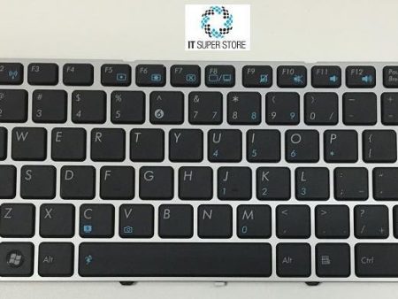 Asus UL30 UL30A UL30VT ULVT U30 Series laptop Keyboard Black with Silver Frame NSK-UC301 9J.N1M82.301 Online