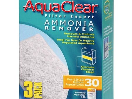 Ammonia Remover Filter Insert Size 30 - 3 count by AquaClear For Cheap