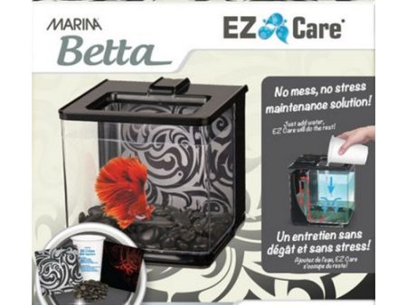 Betta EZ Care Aquarium Kit 0.07 gallon - Black by Marina Cheap