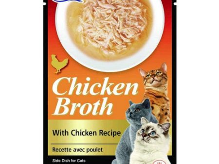 Inaba Chicken Broth with Chicken Recipe Side Dish for Cats 1.76 oz by Inaba Sale