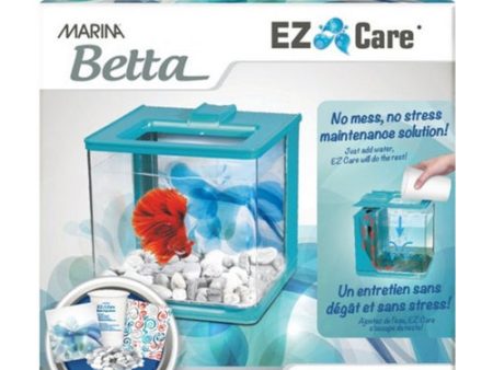 Betta EZ Care Aquarium Kit 0.07 gallon - Blue by Marina For Discount