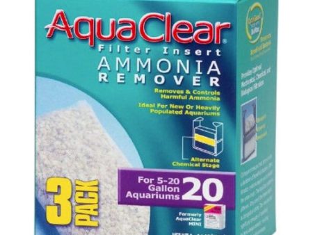 Ammonia Remover Filter Insert Size 20 - 3 count by AquaClear Online Hot Sale