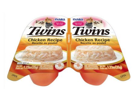 Inaba Twin Packs Chicken in Chicken FLavored Broth Side Dish for Cats 3 count by Inaba For Cheap